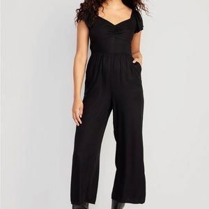 Old Navy Fit & Flare Flutter-Sleeve Jumpsuit for Women